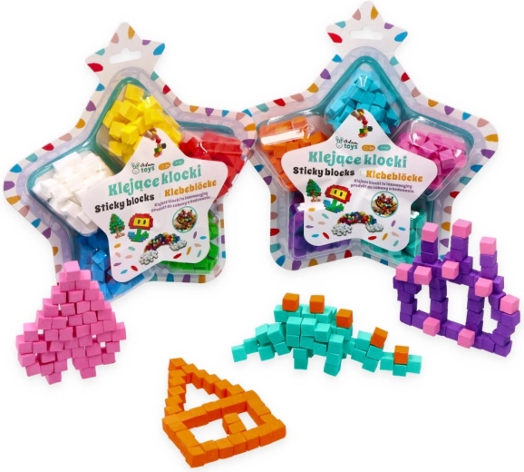 Zintuiglijke kleefblokjes Adam Toys
