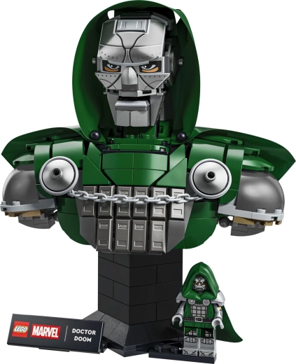 Minifiguur van Doctor Doom inbegrepen