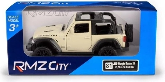 Modelauto RMZ Jeep Wrangler Rubicon 2021 cabriolet
