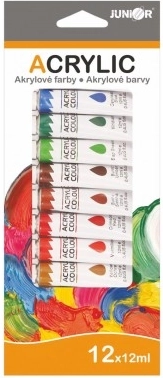 Acrylverf 12×12 ml in doos