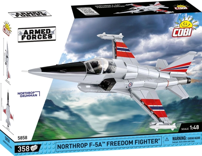 COBI Armed Forces Northrop F-5A Freedom Fighter 1:48 bouwset vliegtuig (358 stenen)