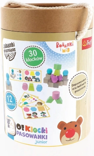 Houten insteekblokken junior Bobaski i Miś