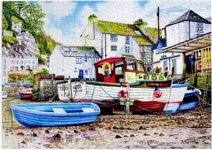House of Puzzles-puzzel Polperro met 1.000 stukjes