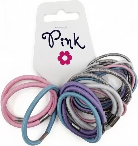 PINK set haarelastiekjes 20 stuks