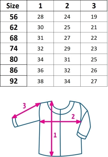 Voedingsvest met knopen New Baby Oliver blauw 62 (3–6 maanden)