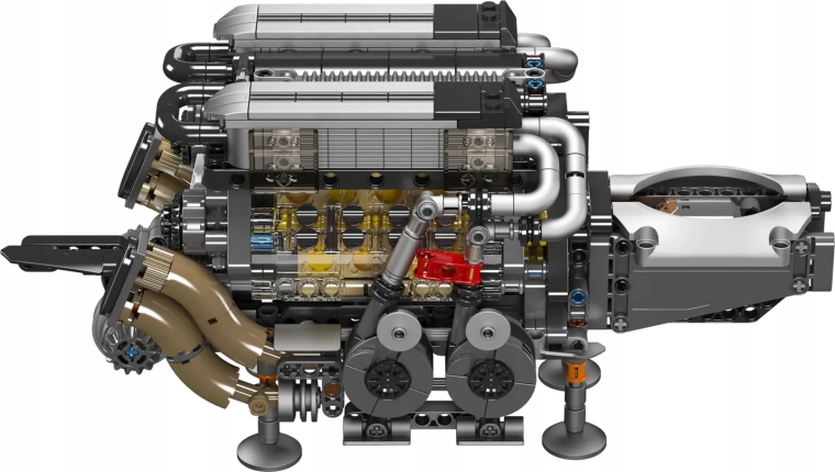 Realistische W16-motor
