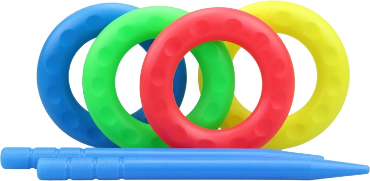 Gekleurde ringen voor leuke wedstrijden