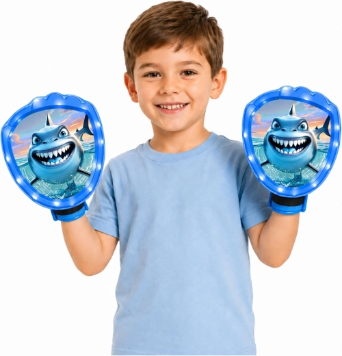 Comfortabele handpads met haaienmotief