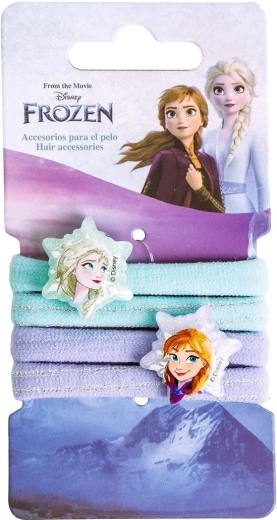 Set haar elastiekjes Frozen (4 stuks)