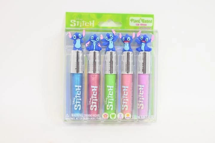 Stitch set van 5 lippenbalsems met topper