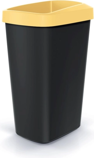 Prullenbak Compacta Q Drop 45 l lichtgeel