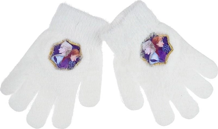 Crèmekleurige Frozen-handschoenen - 1 stuk