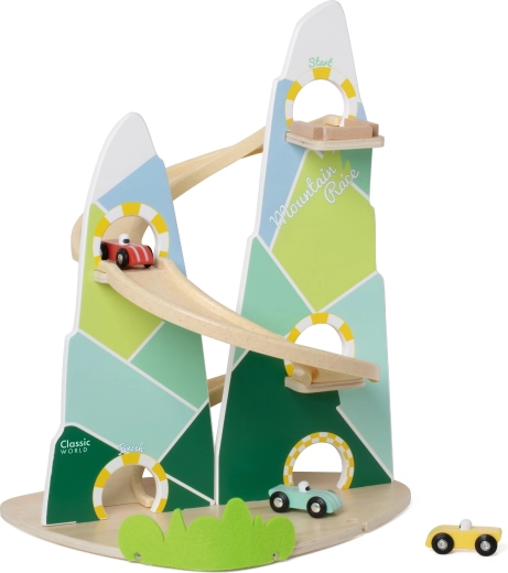 Bergbaan voor kleine racers