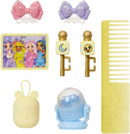 Muziekaccessoires voor een pyjamafeestje