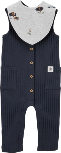 Carter's set mouwloze romper en slab Navy Buffalo voor jongens