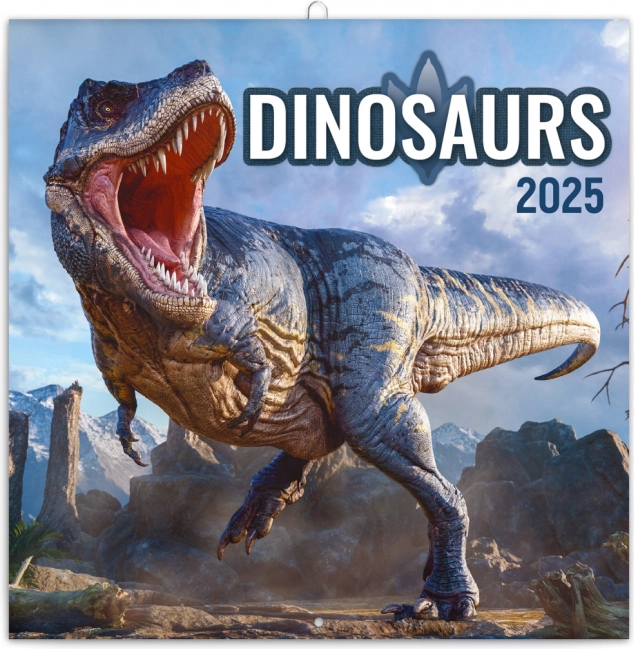Notitie-kalender Dinosauriërs 2025 30 × 30 cm