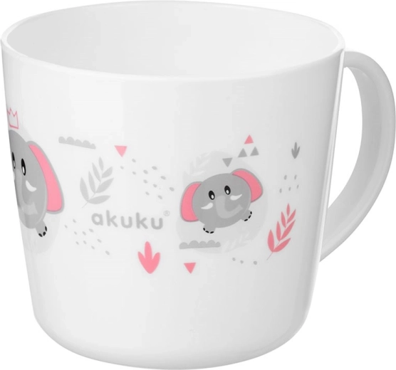 Kinderbeker met oor Akuku 250 ml – olifantjes