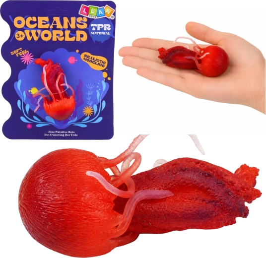 Rubberen kwallenfiguur – realistisch zeedier 9 cm