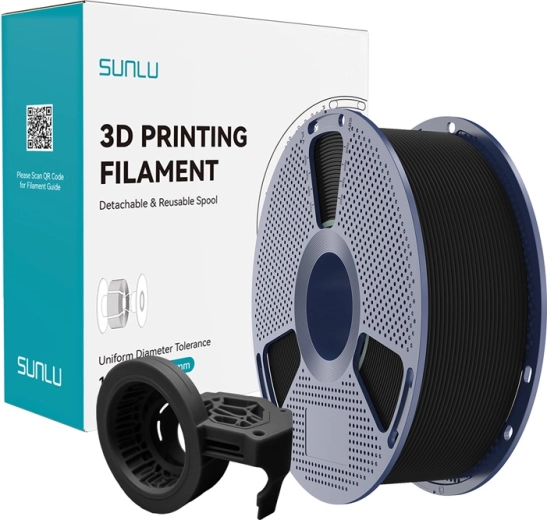 Sunlu PETG matte hogesnelheidsfilament – zwart