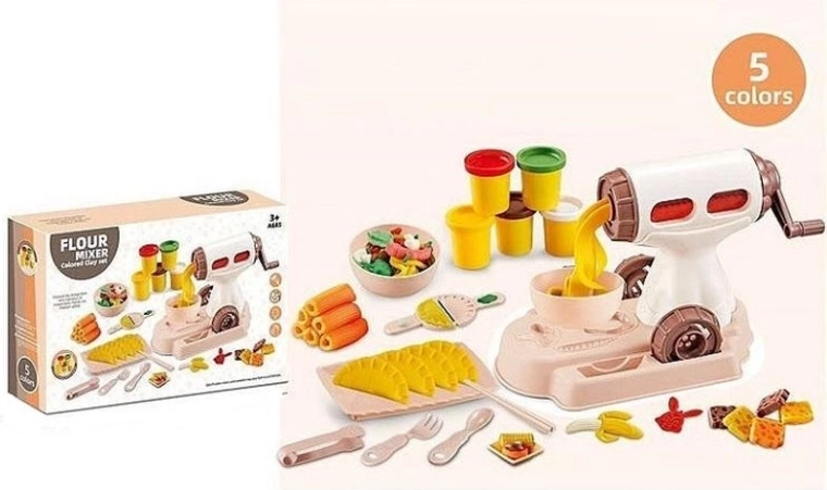 Plastilinepers met accessoires