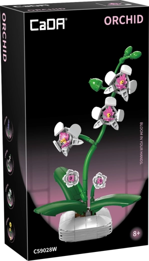 CADA bouwset orchidee 25,4 cm - 1 stuk