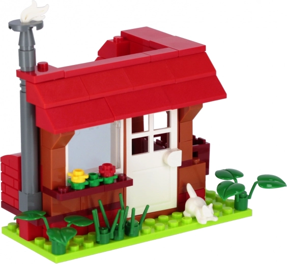 Realistische details van het huisje