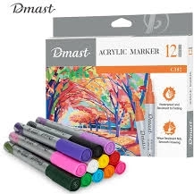 Acrylstiften set 12 stuks