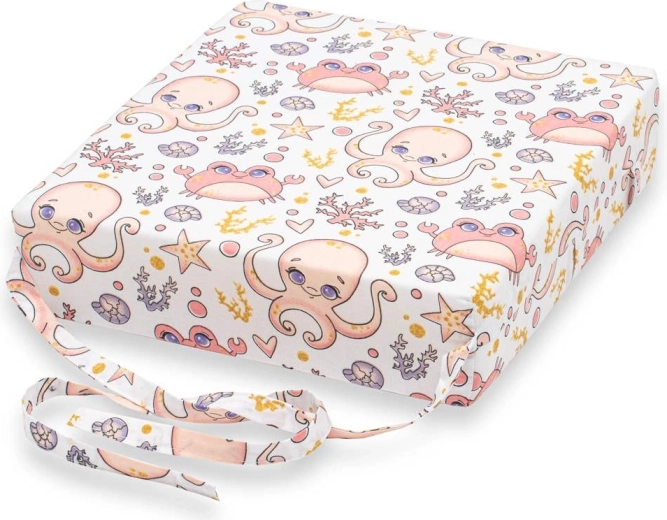 Kinderstoelverhoger New Baby Basic Octopus roze