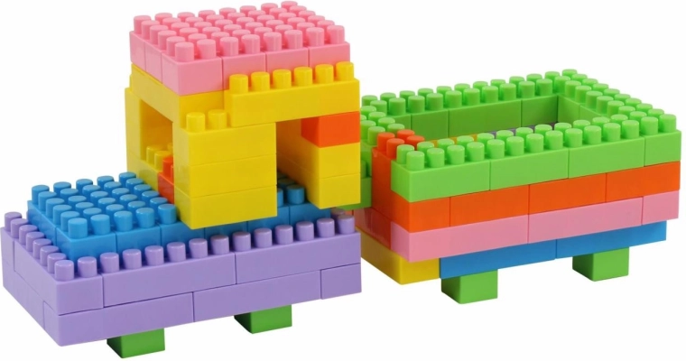 Grote blokken voor kleine handjes