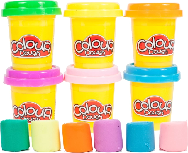 Boetseerklei in tube, set van 6 kleuren