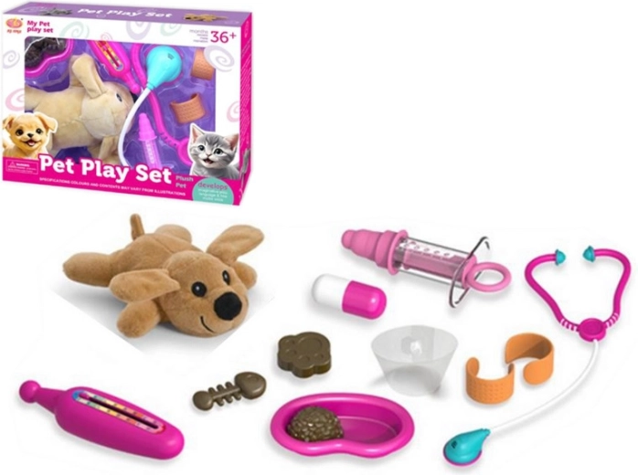 Kinder dierenarts-speelset