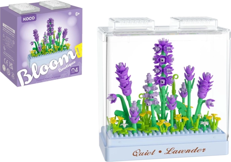 KOCO mini bouwset lavendel, 239 onderdelen