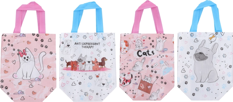 Cadeautas S 22,5x21,5x11,5 cm voor kinderen - vliesstof