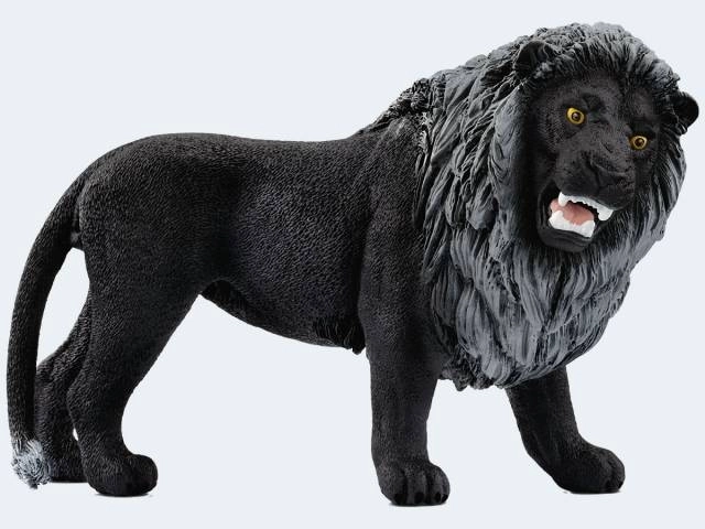Schleich zwarte leeuw - 1 stuk