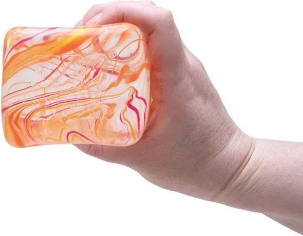 Kalmerende slow-squish voor stressvermindering