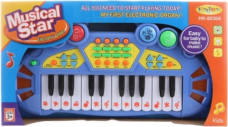 Elektronische kinderpiano op batterijen