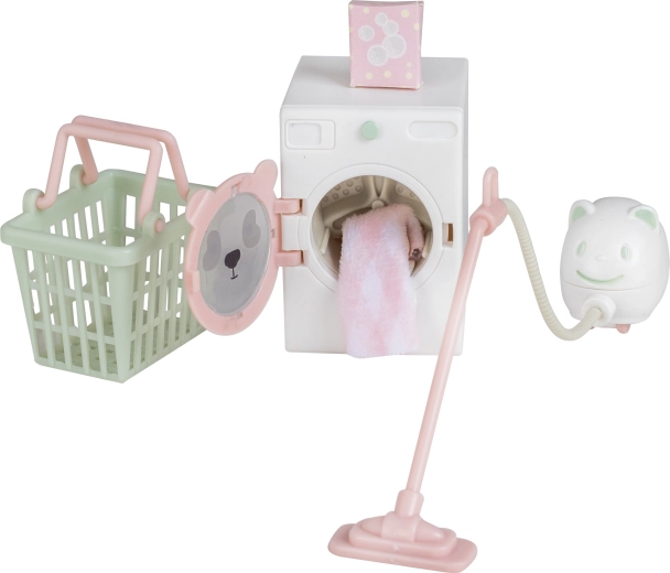 Lundby was- en schoonmaakset voor een poppenhuis
