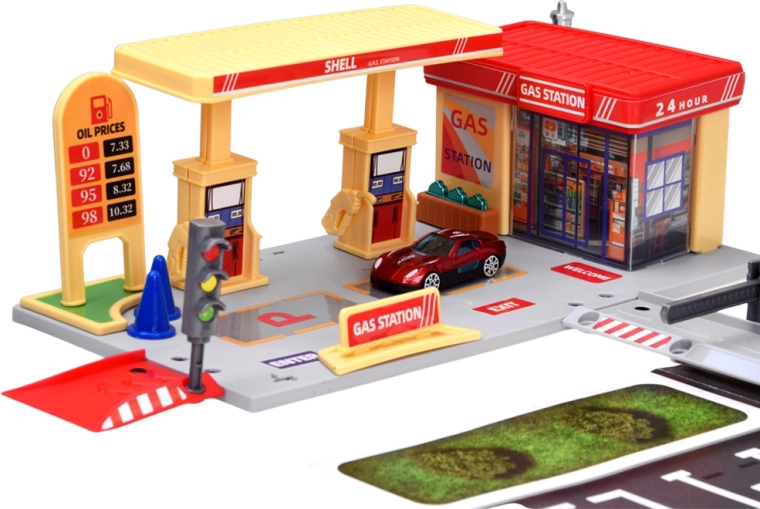 Tankstation voor realistisch spelen