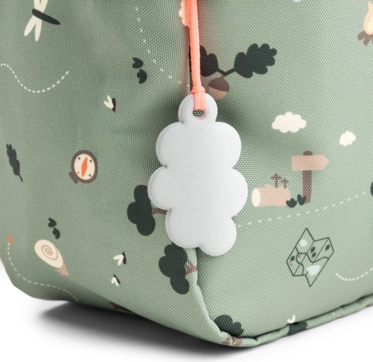 Reflecterend wolkje voor betere zichtbaarheid