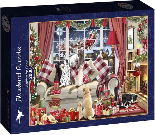 Bluebird puzzel Wachten op de Kerstman 2000 stukjes