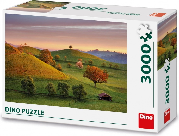 Dino puzzel Sprookjesachtige zonsopgang 3000 stukjes