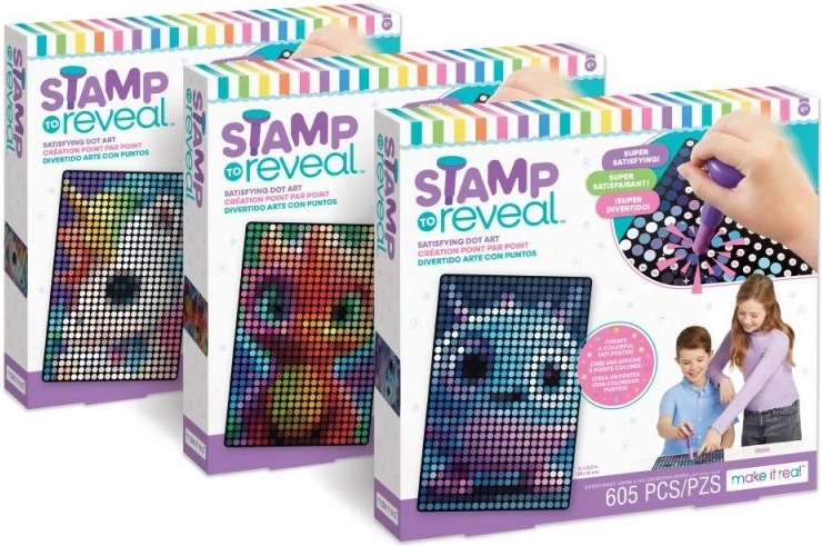 Stempelset Stamp to Reveal – rustgevende stippenkunst voor kinderen