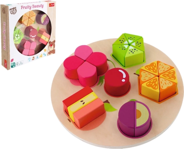Fruity Beauty houten puzzel met fruit