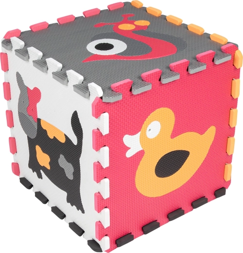 Mat, box en 3D-puzzel in één