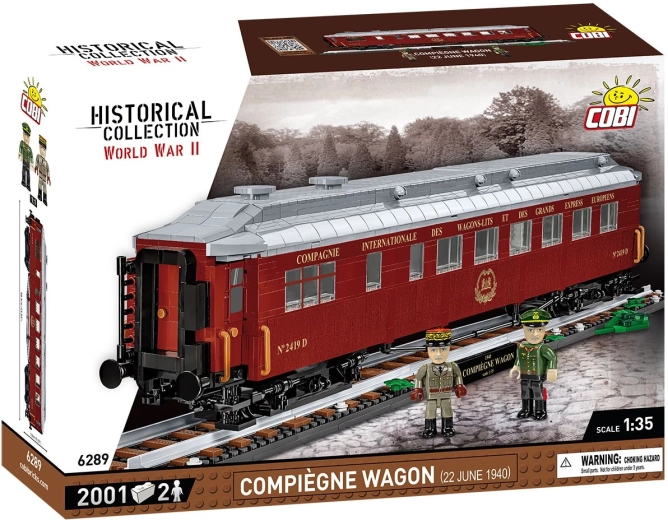 COBI historische wagon Compiègne 22 juni 1940 1:35