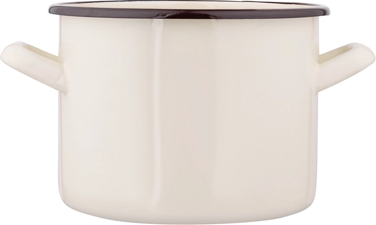 Silesia geëmailleerde kookpot 2,2 l, 16 cm, crème