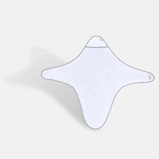 Shnuggle inwikkelbadhanddoek met capuchon