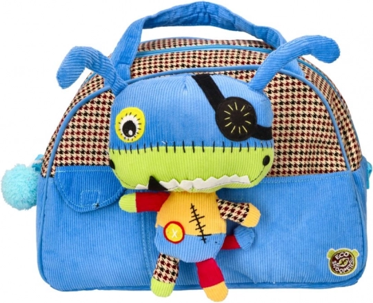 Kinder rugzak met pluchen monster EcoSnoopers