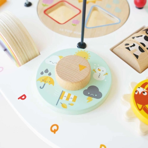 Interactieve draaielementen voor nieuwsgierige handjes