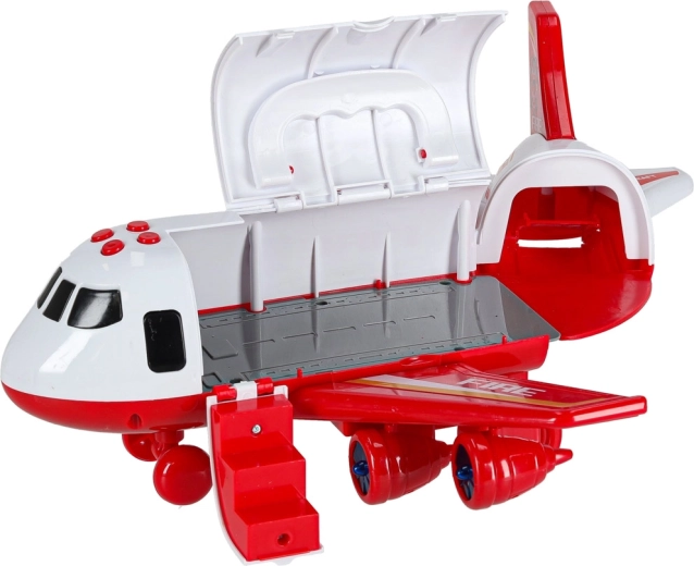 Openende achterklep met oprit en zij-ingangen